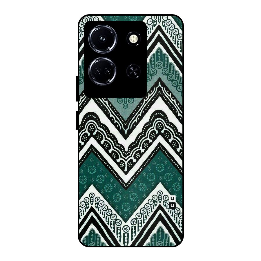 Patterned Chevron Metal Back Case for Infinix Note 30 5G