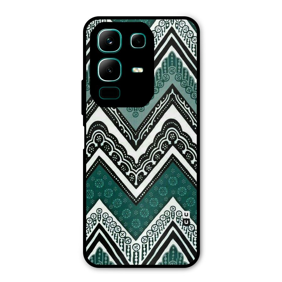 Patterned Chevron Metal Back Case for Infinix Note 50x