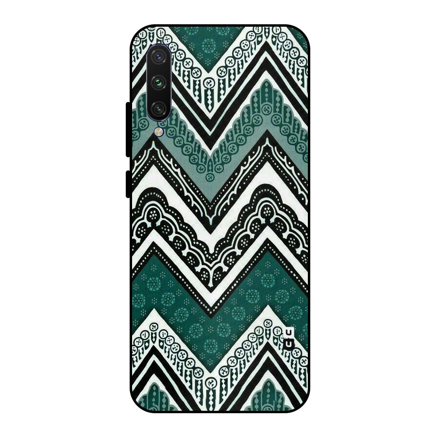 Patterned Chevron Metal Back Case for Mi A3
