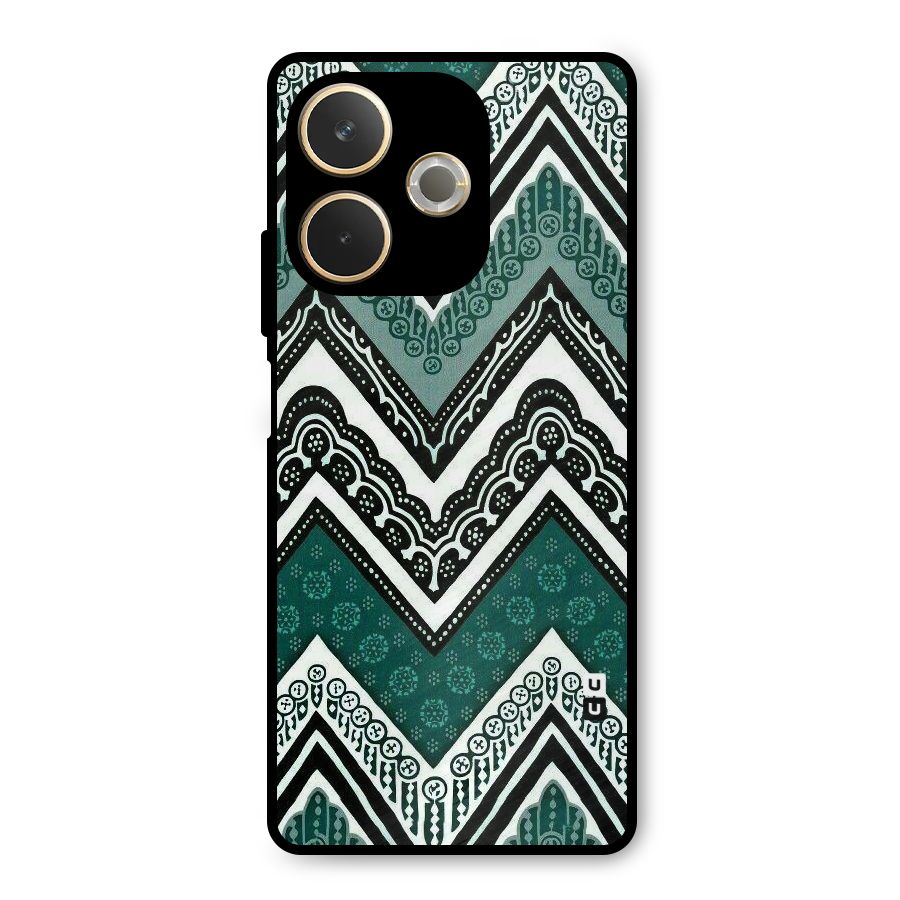 Patterned Chevron Metal Back Case for Oppo A5 Pro