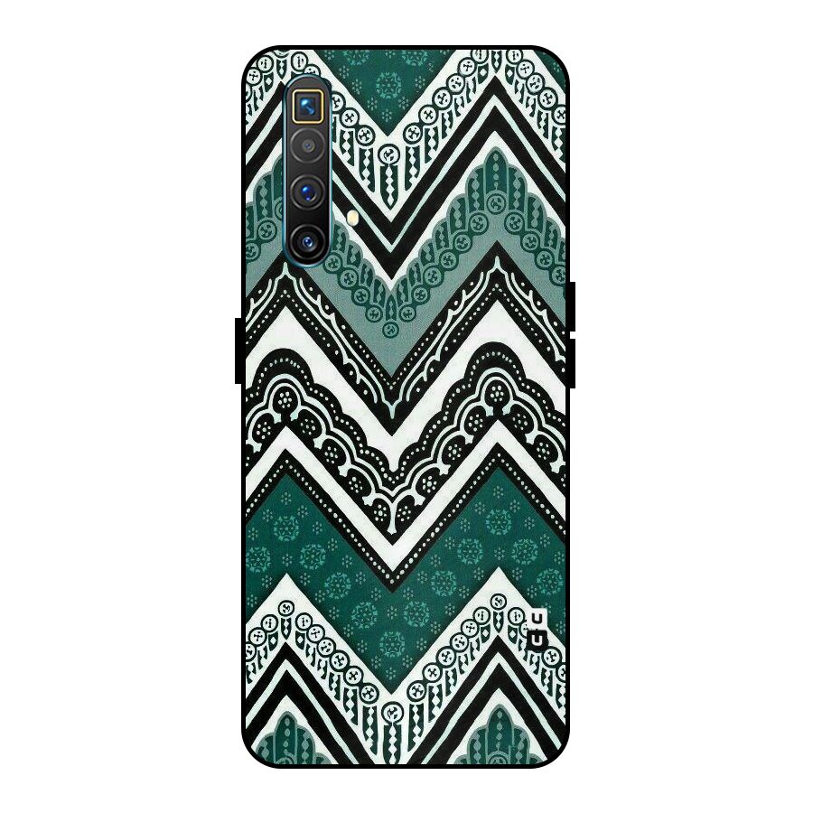 Patterned Chevron Metal Back Case for Realme X3 SuperZoom