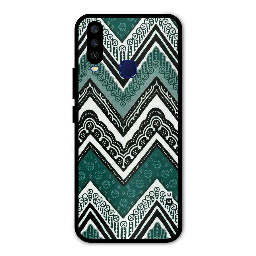 Patterned Chevron Metal Back Case for Vivo V17