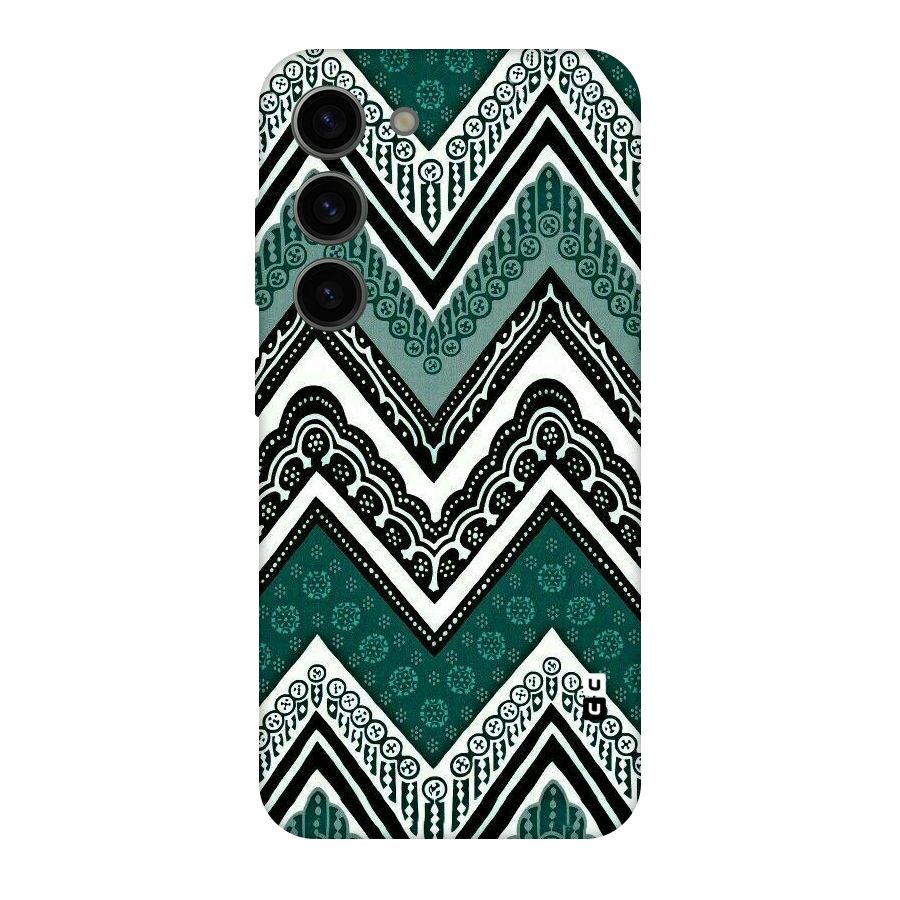Patterned Chevron Original Polycarbonate Back Case for Galaxy S23