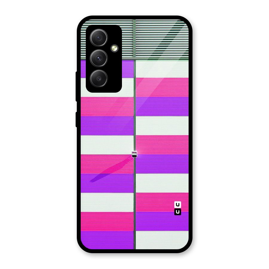 Patterns City Glass Back Case for Galaxy A34