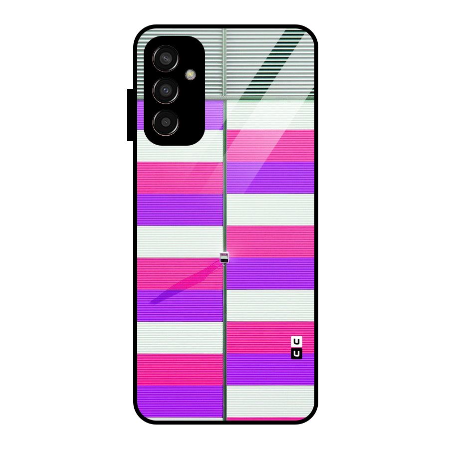 Patterns City Glass Back Case for Galaxy F13