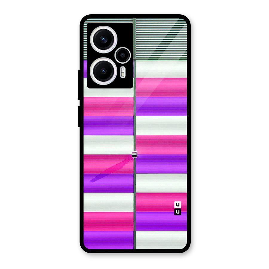 Patterns City Glass Back Case for Poco F5