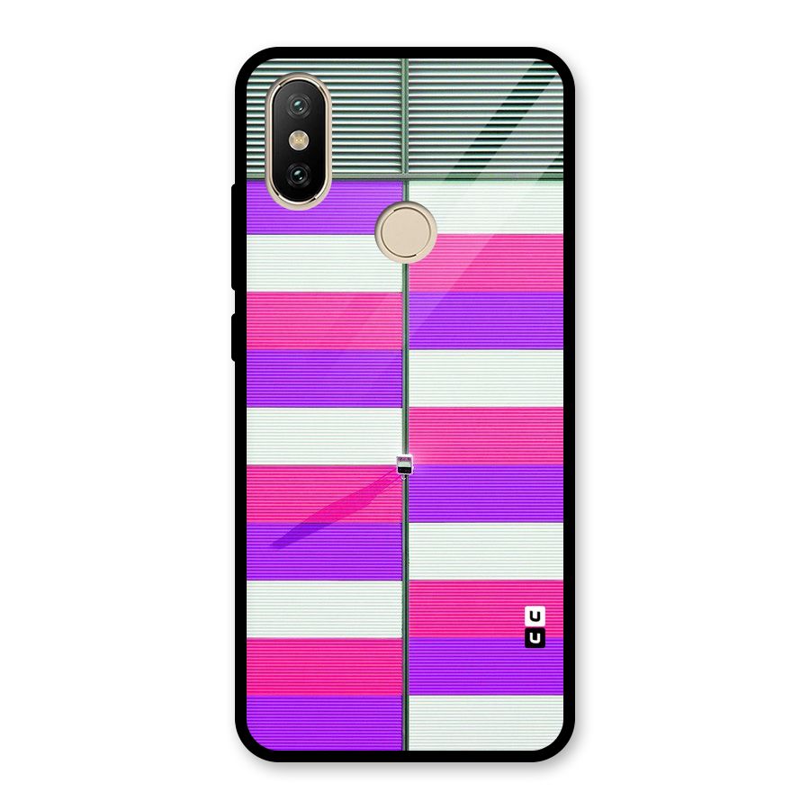 Patterns City Glass Back Case for Redmi A2