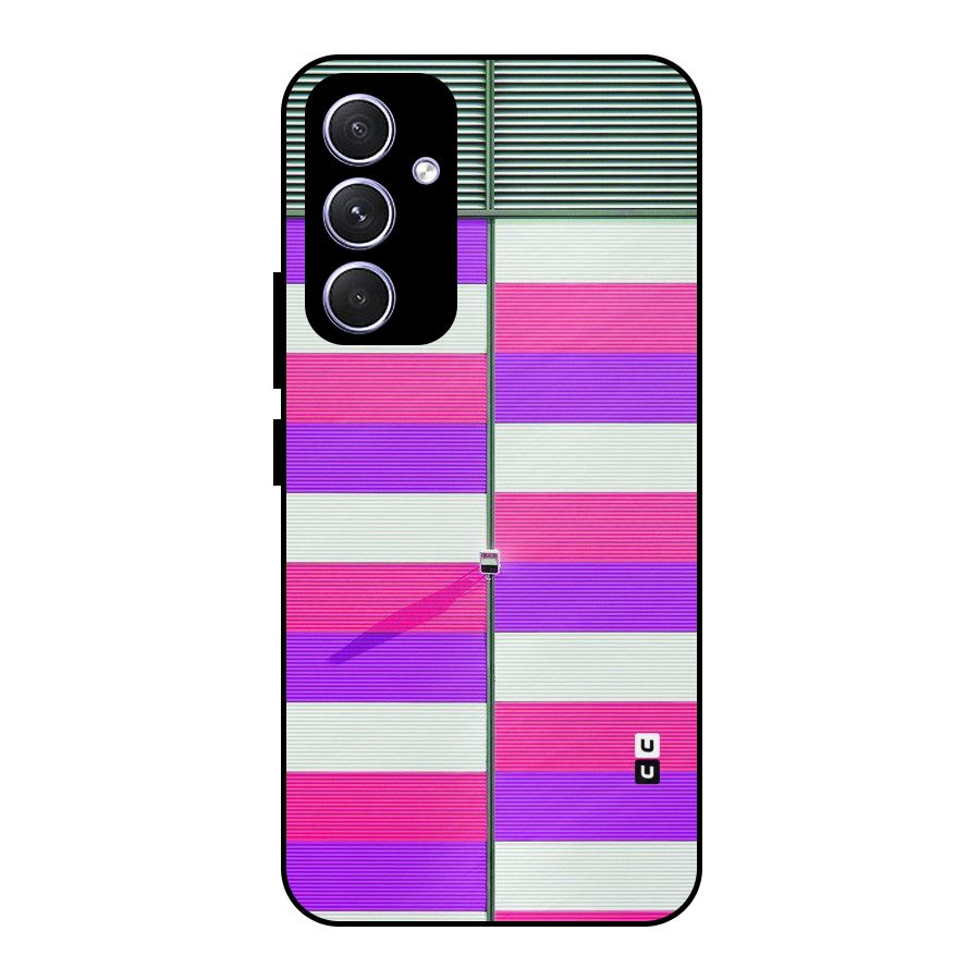 Patterns City Metal Back Case for Galaxy A54