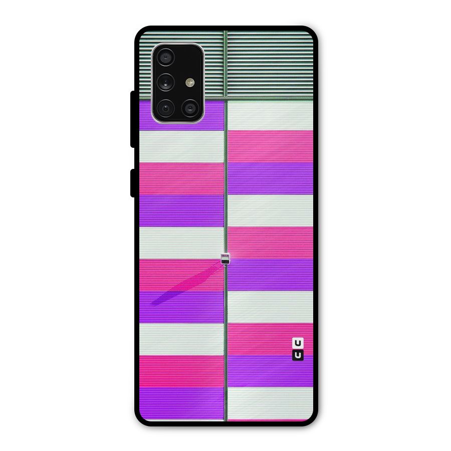Patterns City Metal Back Case for Galaxy A71