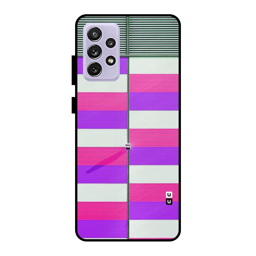 Patterns City Metal Back Case for Galaxy A72