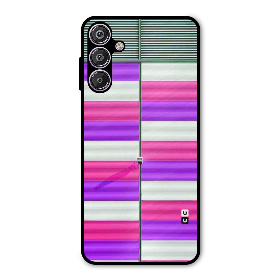Patterns City Metal Back Case for Galaxy F15