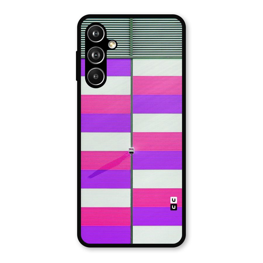 Patterns City Metal Back Case for Galaxy F54