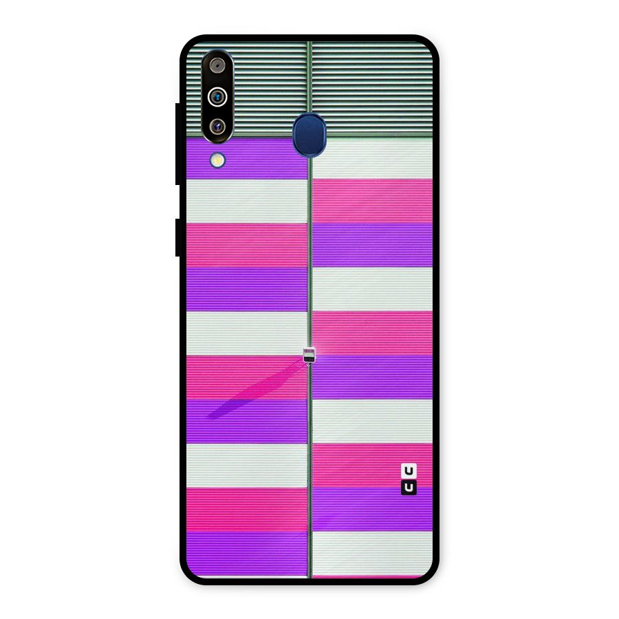 Patterns City Metal Back Case for Galaxy M30