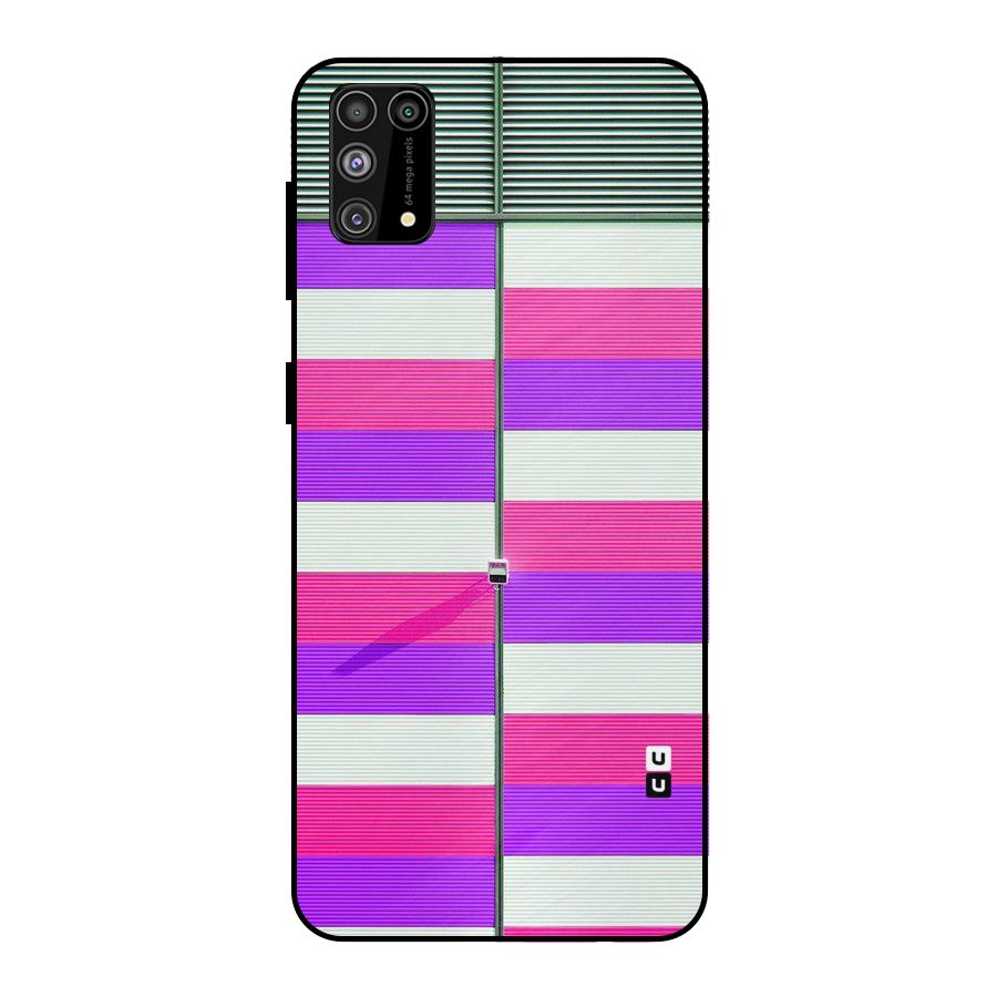 Patterns City Metal Back Case for Galaxy M31
