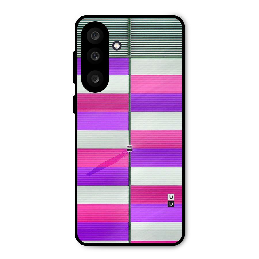 Patterns City Metal Back Case for Galaxy M56