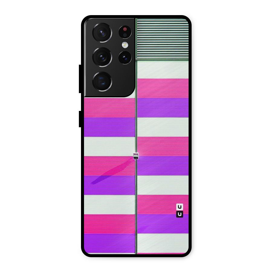 Patterns City Metal Back Case for Galaxy S21 Ultra 5G