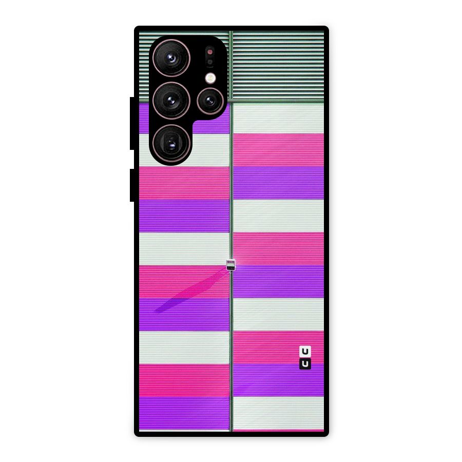 Patterns City Metal Back Case for Galaxy S22 Ultra 5G