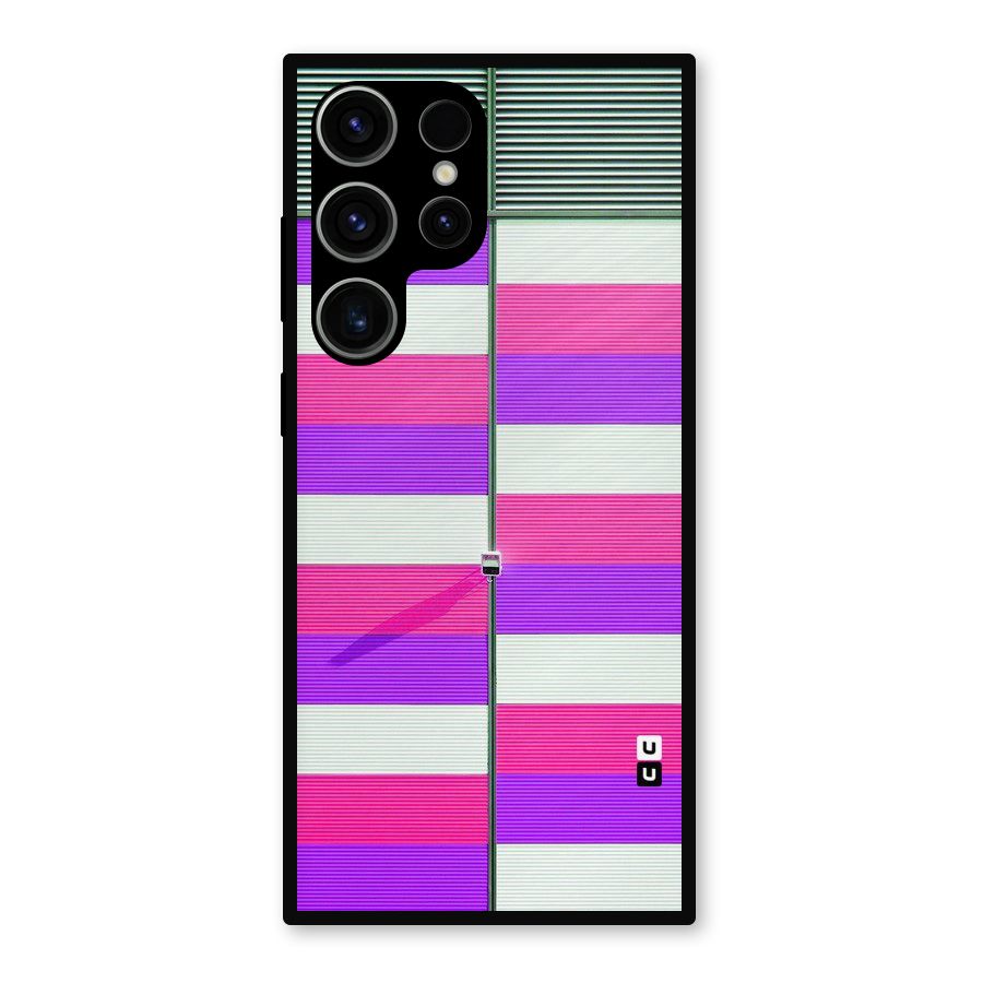 Patterns City Metal Back Case for Galaxy S23 Ultra