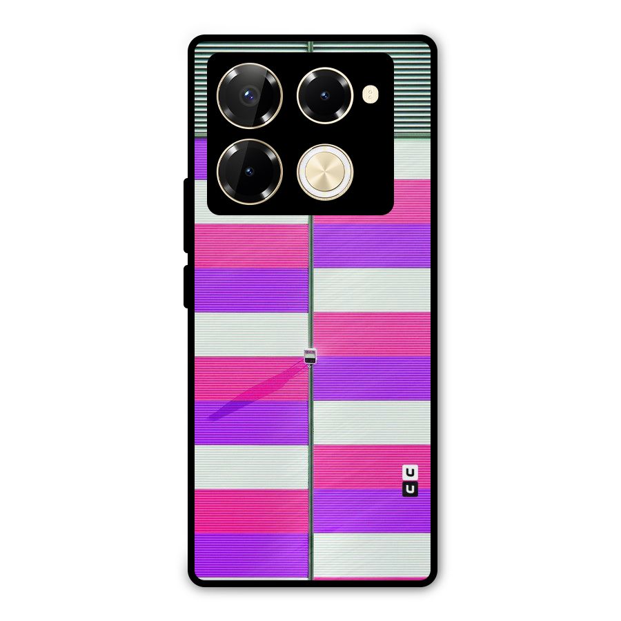 Patterns City Metal Back Case for Infinix Note 40 Pro Plus