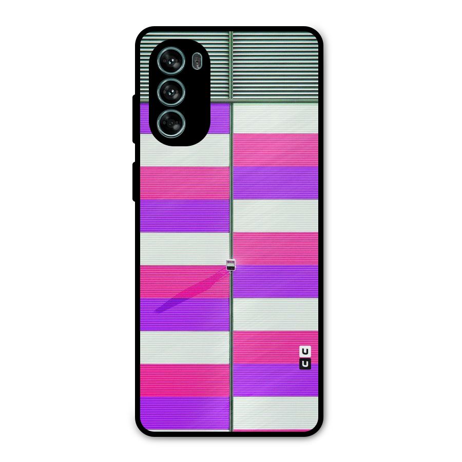 Patterns City Metal Back Case for Moto G62