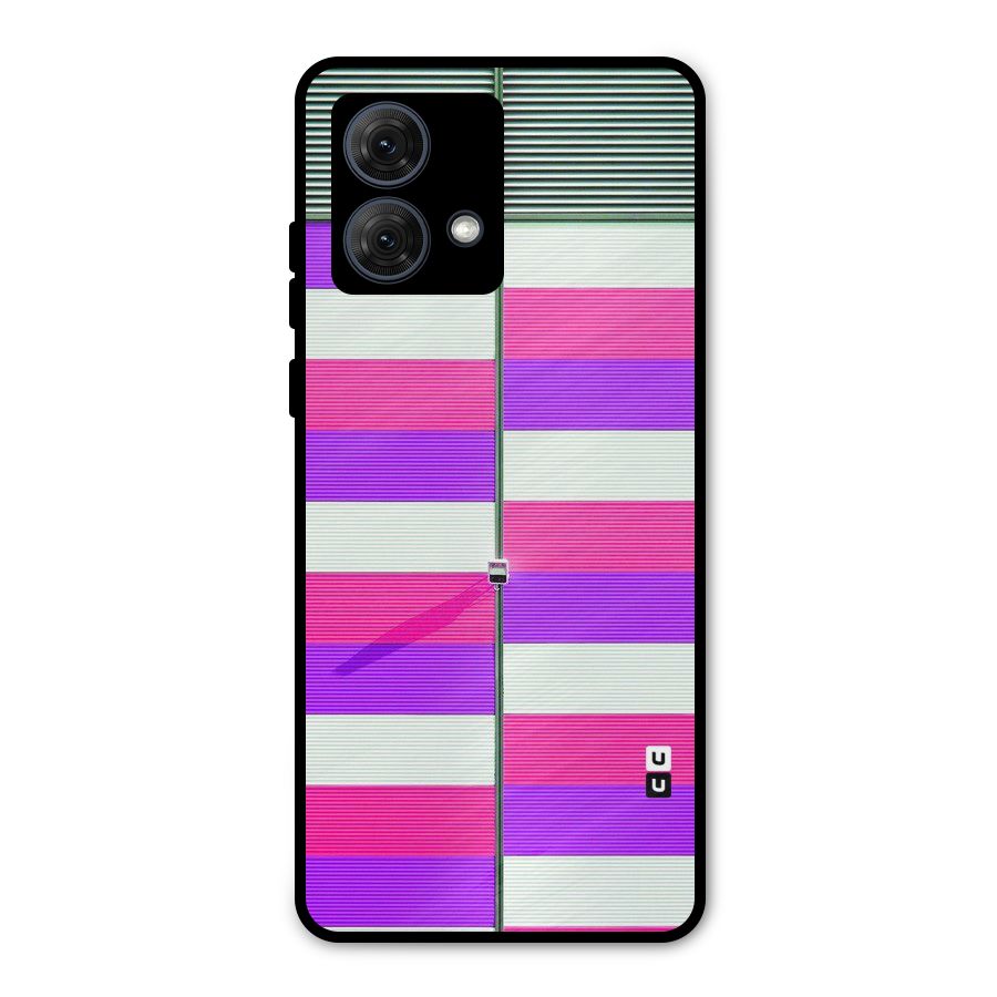 Patterns City Metal Back Case for Moto G84