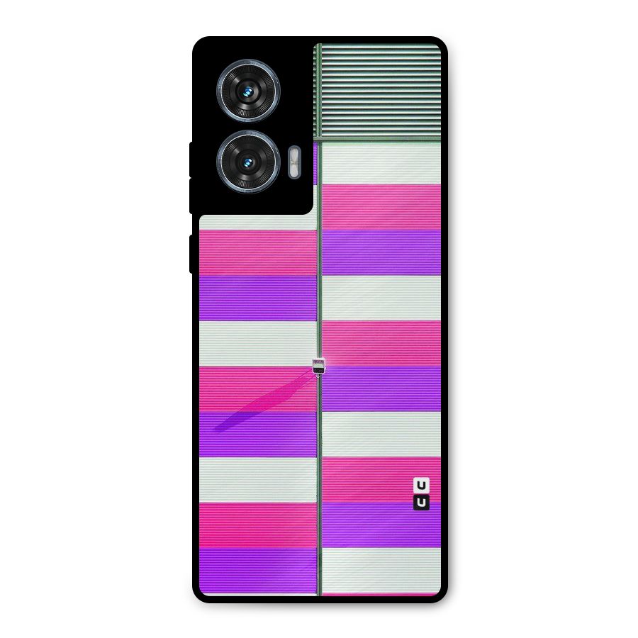 Patterns City Metal Back Case for Motorola Edge 50 Fusion