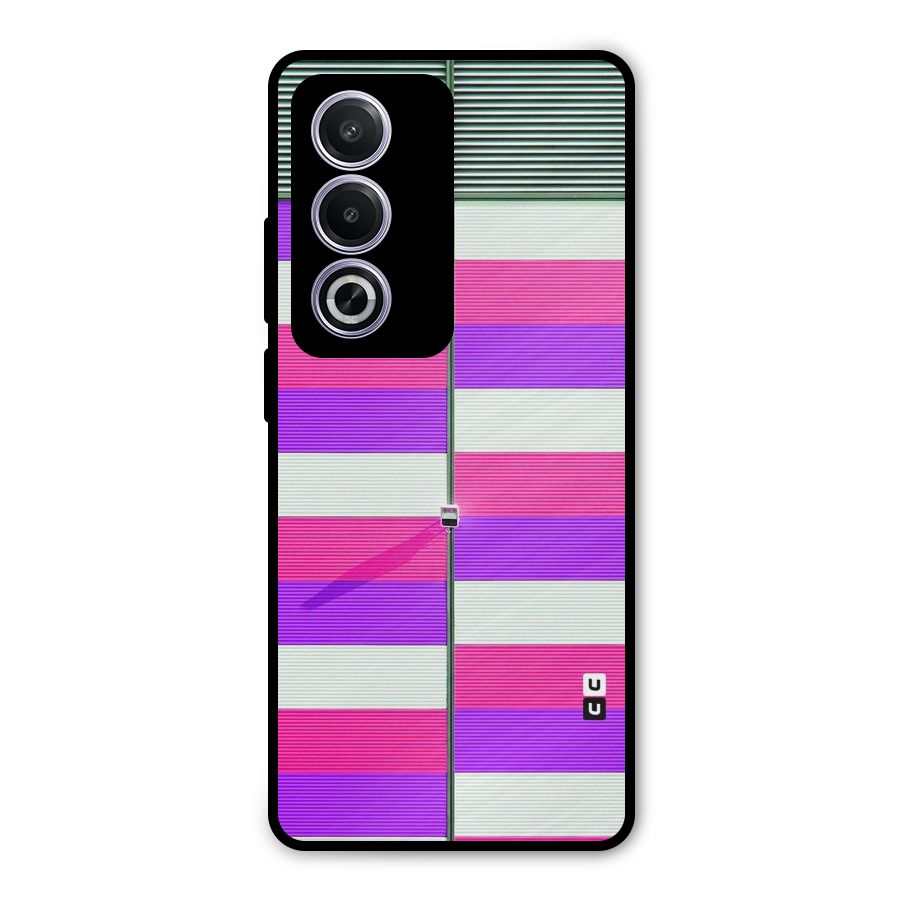 Patterns City Metal Back Case for Oppo A3 Pro