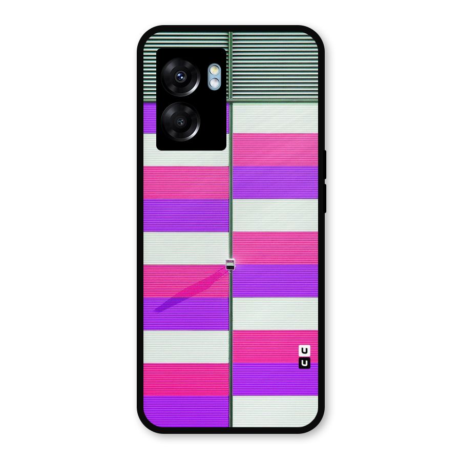 Patterns City Metal Back Case for Oppo K10 (5G)