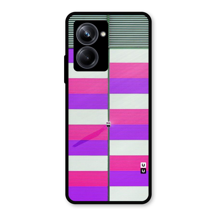 Patterns City Metal Back Case for Realme 10 Pro