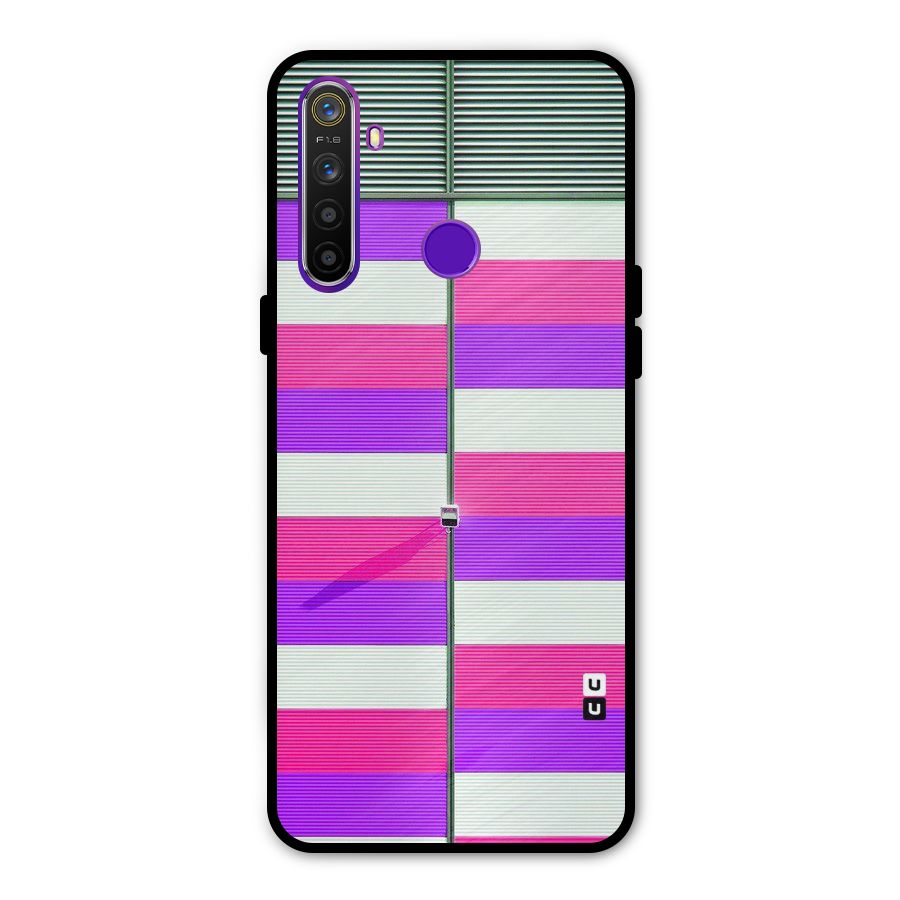Patterns City Metal Back Case for Realme 5