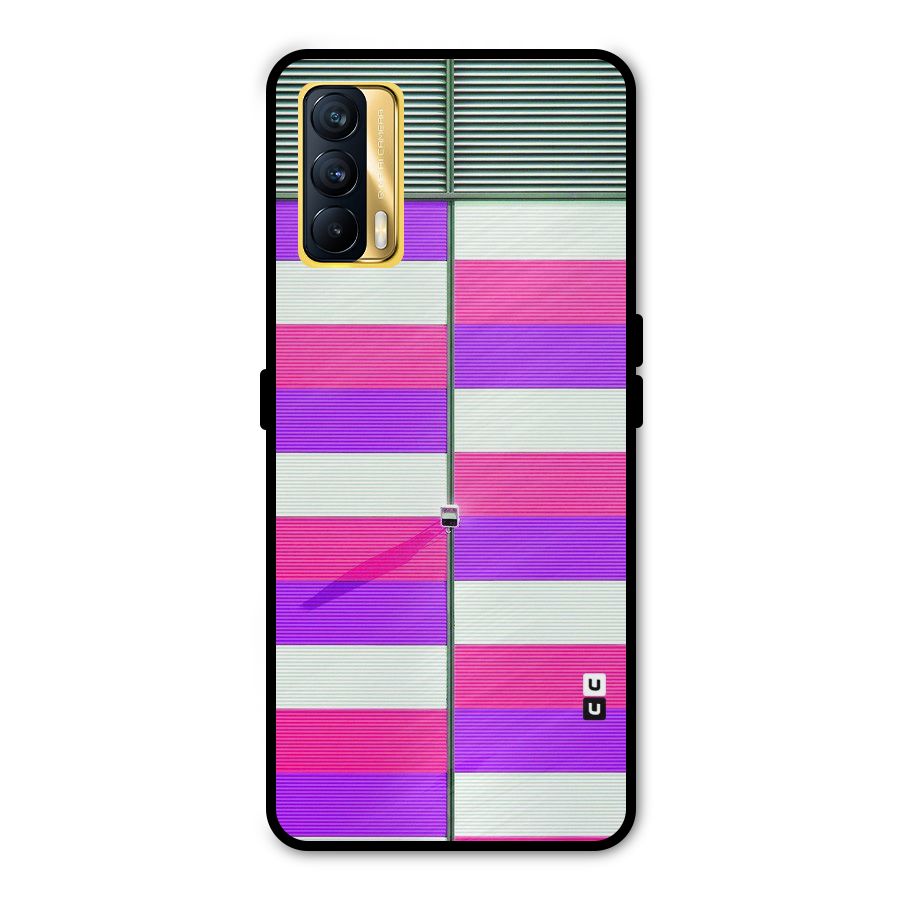 Patterns City Metal Back Case for Realme X7