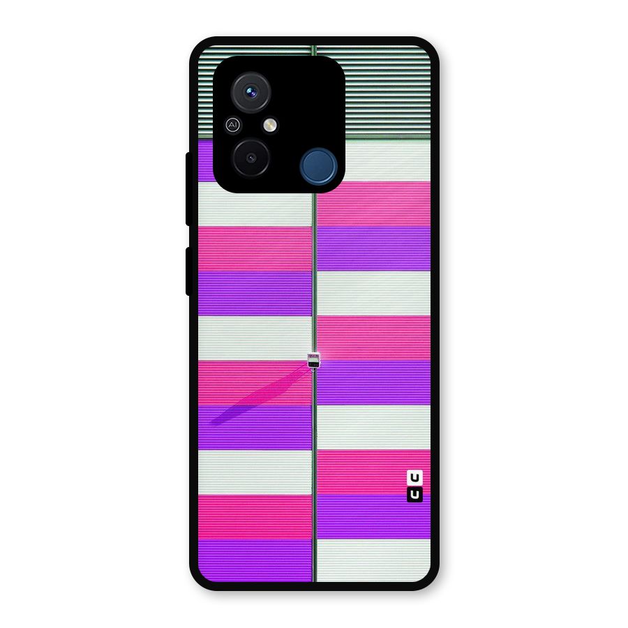 Patterns City Metal Back Case for Redmi 12C