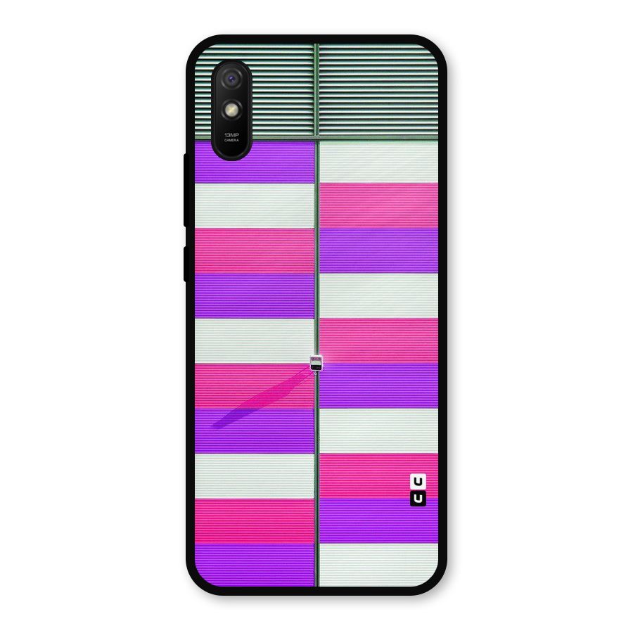 Patterns City Metal Back Case for Redmi 9i