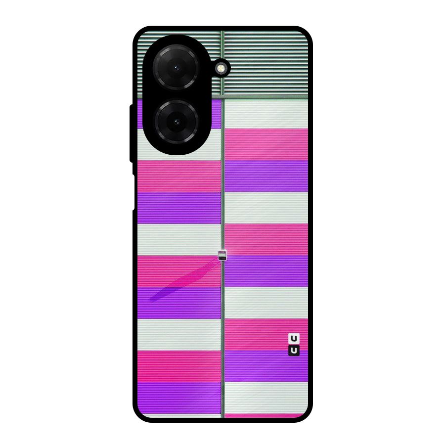 Patterns City Metal Back Case for Redmi A5 4G