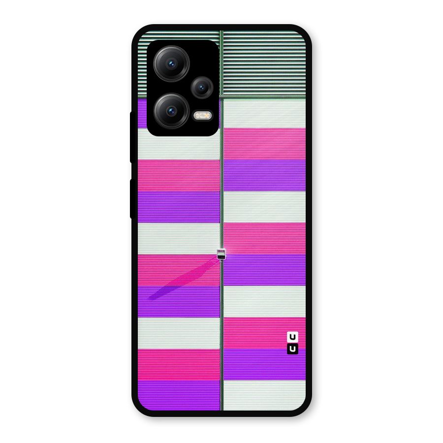 Patterns City Metal Back Case for Redmi Note 12 5G