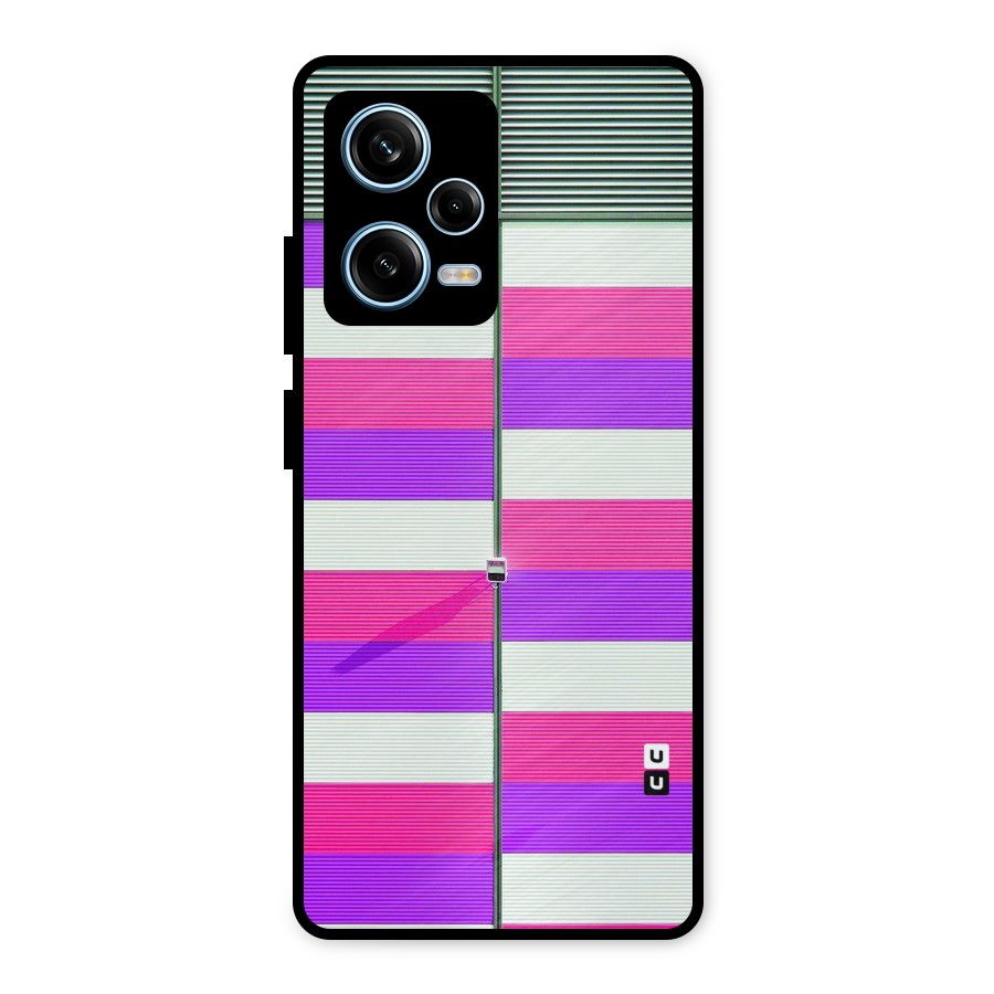 Patterns City Metal Back Case for Redmi Note 12 Pro