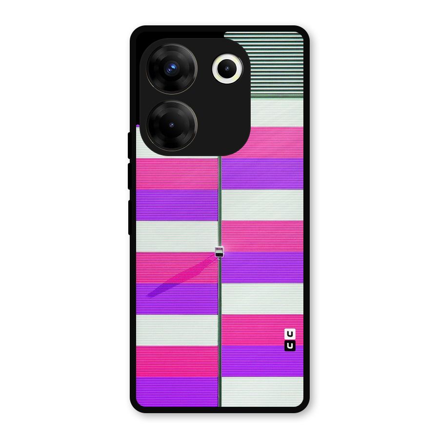 Patterns City Metal Back Case for Tecno Camon 20 Pro