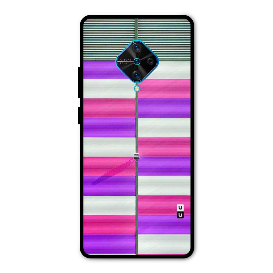 Patterns City Metal Back Case for Vivo S1 Pro