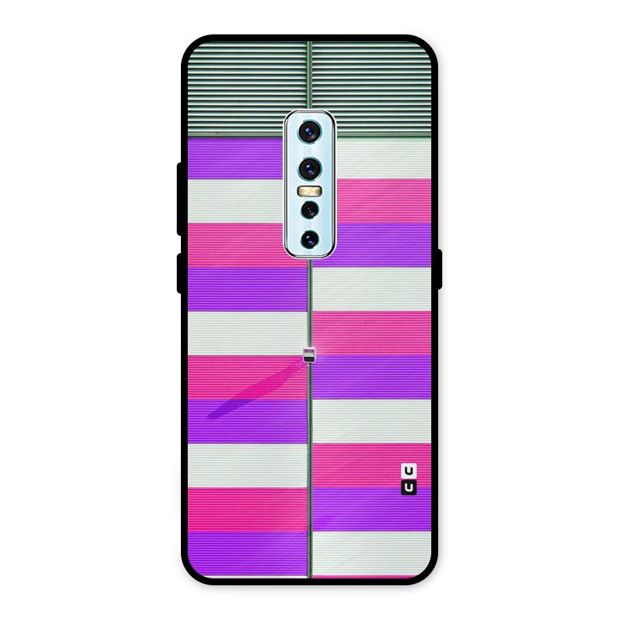 Patterns City Metal Back Case for Vivo V17 Pro