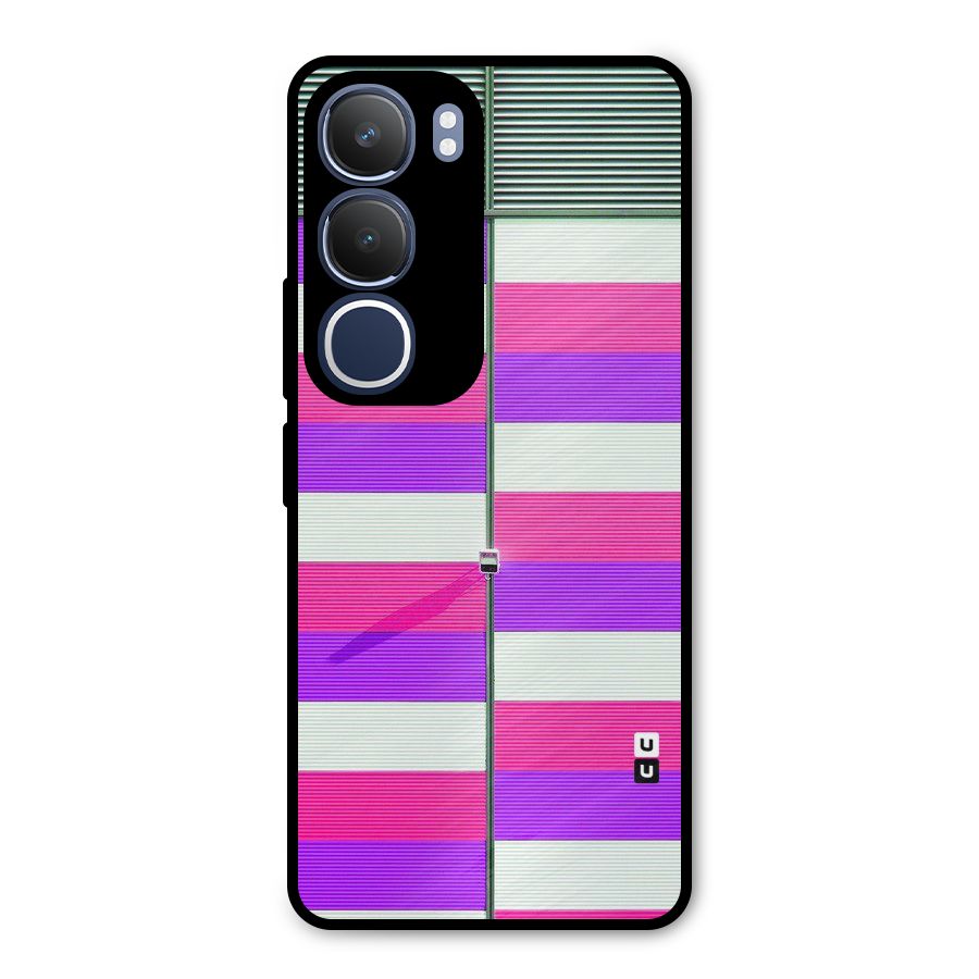 Patterns City Metal Back Case for Vivo Y29
