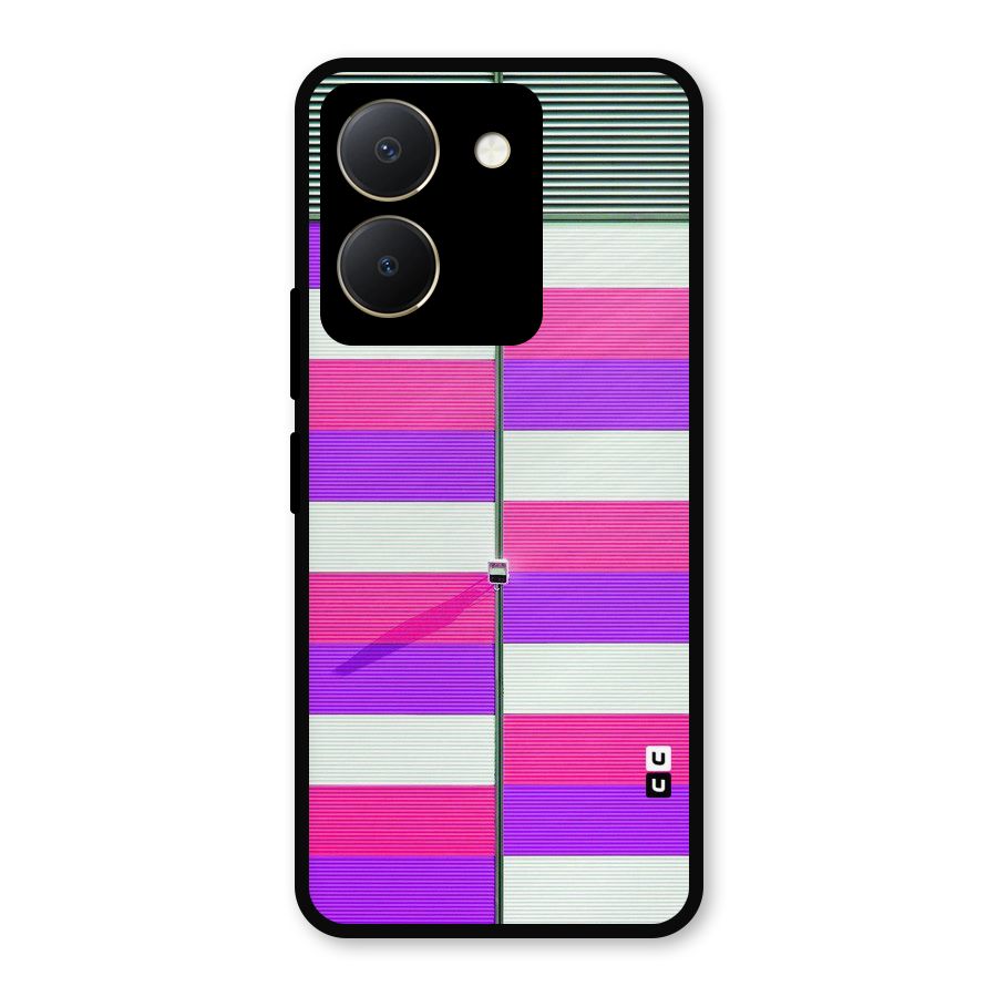 Patterns City Metal Back Case for Vivo Y36