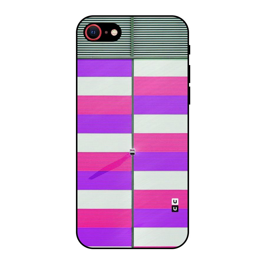 Patterns City Metal Back Case for iPhone 7