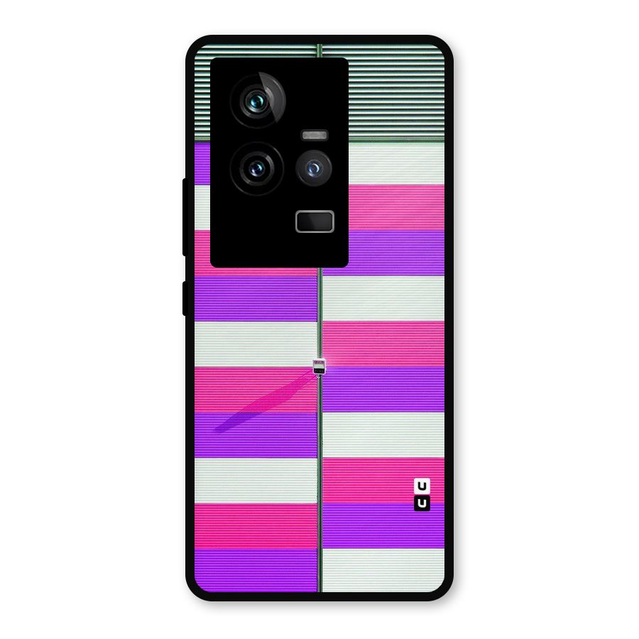 Patterns City Metal Back Case for iQOO 11 5G