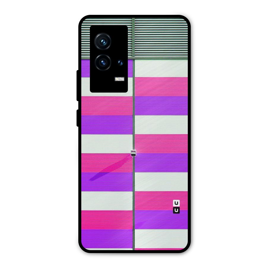 Patterns City Metal Back Case for iQOO 9 5G