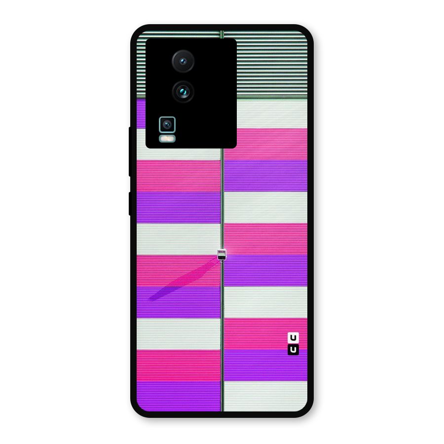 Patterns City Metal Back Case for iQOO Neo 7