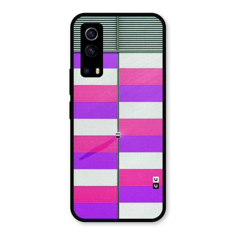 Patterns City Metal Back Case for iQOO Z3