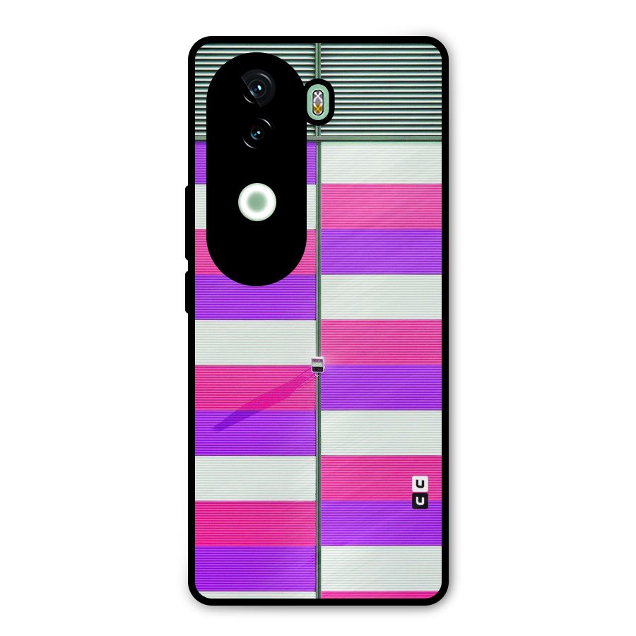 Patterns City Metal Back Case for iQOO Z9s