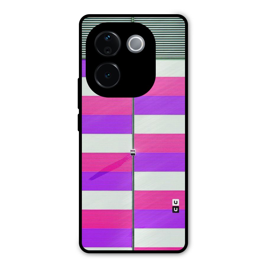 Patterns City Metal Back Case for iQOO Z9s Pro