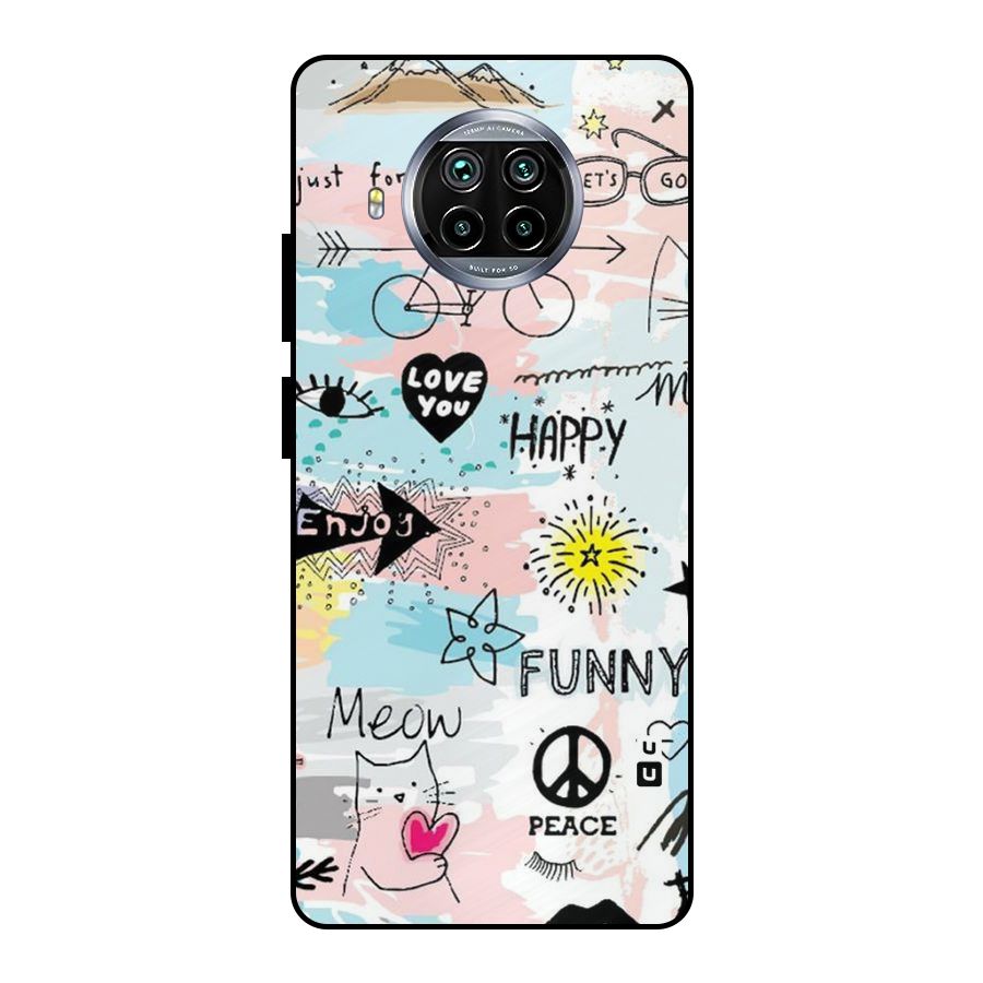 Peace And Funny Metal Back Case for Mi 10i
