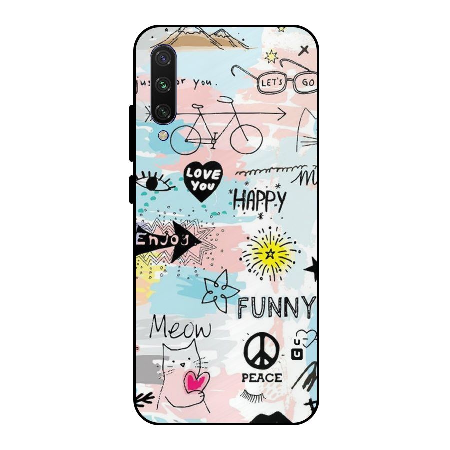 Peace And Funny Metal Back Case for Mi A3